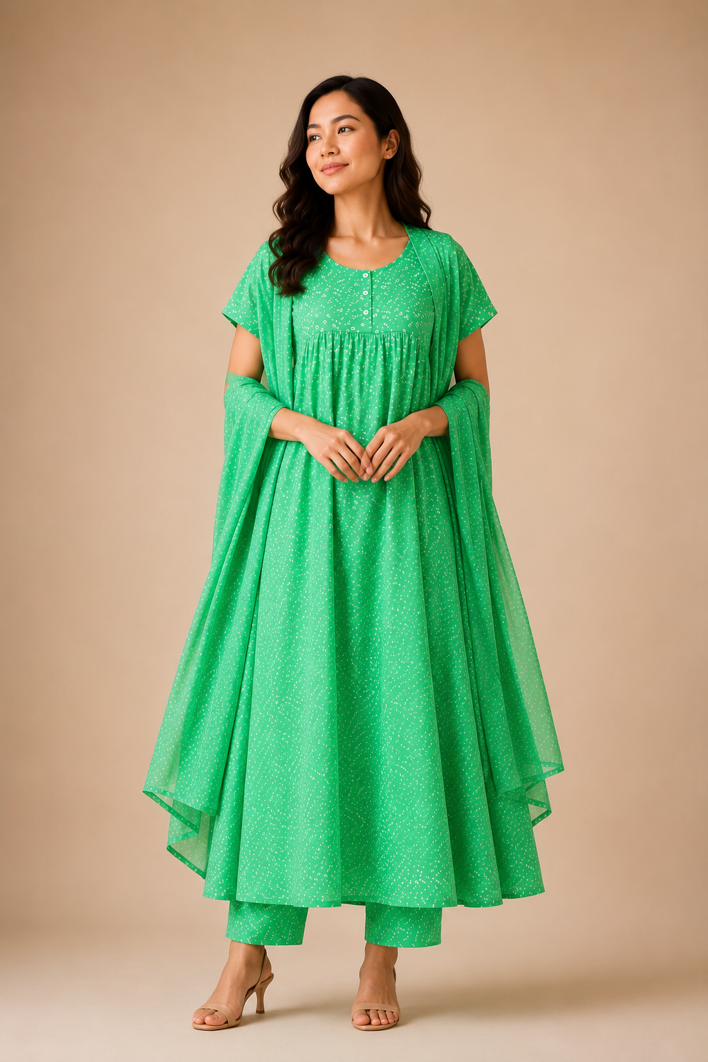 Meghalaya Bloom Cotton Lounge Dress