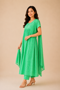 Meghalaya Bloom Cotton Lounge Dress